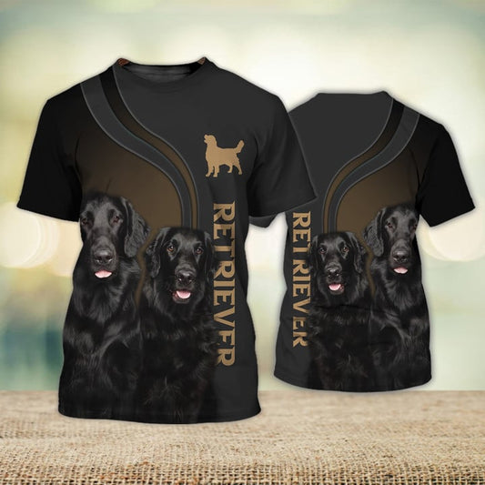 Joycorners Retriever Lover 3D Custom Name And Dog Full Print Shirts