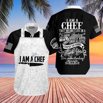 JOYCORNERS I AM A CHEF HAWAIIAN SHIRT HOODIFIZE