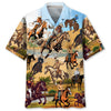 HORSE COWBOY HAWAIIAN SHIRT