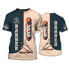 Barber Shop Personalized Name 3D Shirt