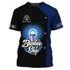 Barber Tools Personalized Name 3D Shirt