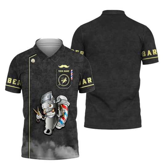 Barber Tools Personalized Name 3D Shirt