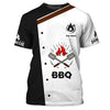 Joycorners BBQ CHEF PERSONALIZED NAME 3D SHIRTS GIFT FOR BBQ CHEFS