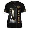 Barber Tools Personalized Name 3D Shirt
