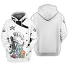 Joycorners PERSONALIZED NAME 3D CHEF ZIPEPR HOODIE CUSTOM NAME UNIFORM GIFT FOR COOKING LOVERS