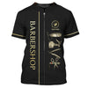 Barber Tools Personalized Name 3D Shirt