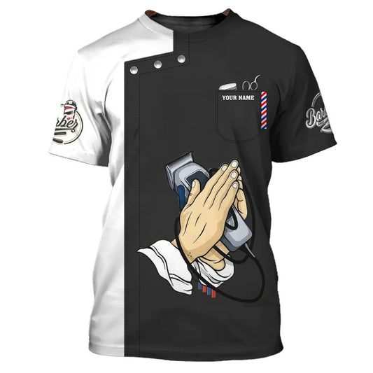 Barber Designs For Men & Woman Hairdressing Hair Stylists Shirt