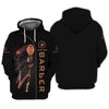 Barber Tools Personalized Name 3D Shirt