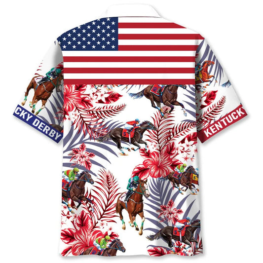 KENTUCKY RACING HAWAIIAN SHIRT