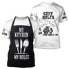 Joycorners MASTER CHEF MY KITCHEN MY RULES UNISEX ADULT SHIRTS