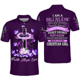 Joycorners I Am A Bible Believe Cross Butterfly Jesus 3D Shirt