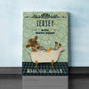 Joycorners Jersey Shower Portrait Canvas