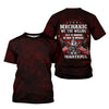 Joycorners Mechanic Shirt Doing The Impossible For The Ungrateful Skull Wrench Patriotic American Flag Auto Repair Garage Workwear Gift PT2609