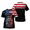 Joycorners Custom Mechanic Shirt, Fix Stupid Design, Personalized Name, American Flag Skull Graphic, Funny Mechanic T-shirt for Men & Women PT2609