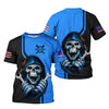 Joycorners Mechanic Skull Shirt with Wrenches, Cool Automotive Apparel for Car Lovers, Gift for Mechanics & DIY Enthusiasts PT2609