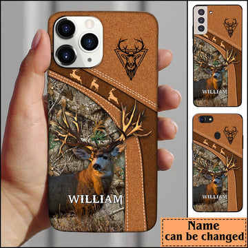 Joycorners Deer Hunting Personalized Name Phone Case LM1012