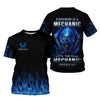 Joycorners Custom Name Mechanic Shirt Everybody Is A Mechanic Until The Real Mechanic Shows Up T Shirt PT2609
