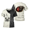 Joycorners Custom Name Mechanic Shirt Skull with Engine Piston Design Gear Pattern T Shirt All Over Printed PT2609