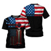Joycorners Custom Name Mechanic Shirt Wrenches with American Flag Design T Shirt PT2609