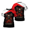 Joycorners Custom Name Mechanic Shirt Wrench Flame Skull Design T Shirt PT2609