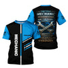 Joycorners Personalized Mechanic Shirt, The Title Mechanic I Have Earned With My Own Blood Sweat And Tears, Mechanic Uniforms, Gift For Men PT2609