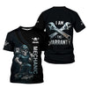 Joycorners Personalized Mechanic Shirt, I Am Warranty, Skull Funny Design, Gift For Men PT2609