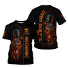 Joycorners Personalized Mechanic Shirt, I'll Be In The Garage, Skull Hand Holding Piston Design, Gift For Men PT2609