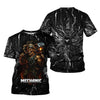 Joycorners Mechanic Shirt Soldier Skull Holding Giant Engine Piston Design T Shirt All Over Printed PT2609