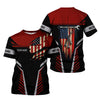 Joycorners Personalized Mechanic Shirt, Wrenches and America Flag Design, Mechanic Uniforms, Gift For Men PT2609