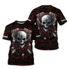 Joycorners Custom Name Mechanic Shirt Machine Skull Flame Style T Shirt All Over Print PT2609
