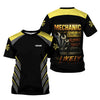 Joycorners Personalized Mechanic Shirt, Mechanic Caution Flying Tools And Offensive Language Likely, Mechanic Uniforms, Gift For Men PT2609