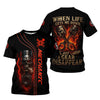 Joycorners Personalized T-Shirt When Life Gets Me Down I'll Just Drop A Gear Disappear Shirt for Mechanics PT2609