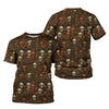 Joycorners Personalized Mechanic Shirt, Skulls and Gears Pattern, All Over Printed, Gift For Men PT2609