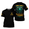 Joycorners Custom Funny Mechanic Shirt Funny Thing Is No College Can Teach What A Lifetime Printed Mechanic T Shirt PT2609