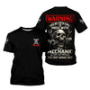Joycorners Personalized Mechanic Shirt, Warning This Mechanic Is The One Person You May Wanna Skip, Gift For Men PT2609