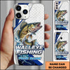 Joycorners Fishing Phone Case Splash Art Fishing Phone Case Custom Name (8 Fish Species)