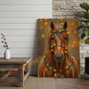 Joycorner Palomino Horse Christmas Lights 3D Wrapped Canvas