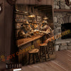 Joycorner Jersey Cow Western Bar Counter Beer Toast Rustic Canvas