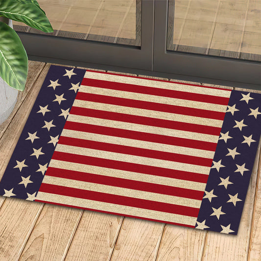 Joycorners July 4th Doormat Patriotic Independence Day Doormat For Home Decor Housewarming Gift Welcome Mat Gift LM0210