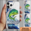 Joycorners Fishing Phone Case Splash Art Fishing Phone Case Custom Name (8 Fish Species)