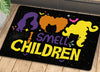 Joycorners Halloween Doormat, I Smell Children, Housewarming Gift, Doormat Decor LM0210
