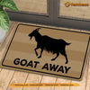 Joycorners Goat Doormat, Goat Away Gift For Goat Lovers, New Home Gift, Housewarming Gift, Goat Decor LM0210