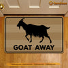Joycorners Goat Doormat, Goat Away Gift For Goat Lovers, New Home Gift, Housewarming Gift, Goat Decor LM0210