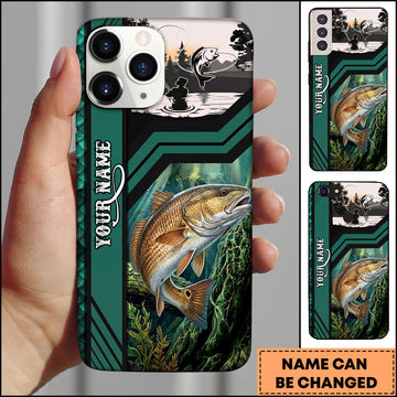 Joycorners Redfish Fishing Lake Sunset Personalized Phone Case
