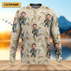 Joycorners Custom Face Fishing Man SPF Shirt For Men, Funny Fishing Shirt, Presents For Fishermen