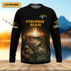 Joycorners I Like Fishing And Believe In Jesus Shirts, SPF Long Sleeve Shirts, Fishing Shirts For Men, Fisherman Gift