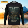 Joycorners Sorry I Missed Your Call I Was On The Other Line Fishing UPF Shirts, Funny Fishing Shirt, Men's Fishing Shirt