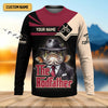 Joycorners The Rod Father SPF Shirts, Custom Fishing Shirts, Fishing Shirts For Men, Funny Fisherman Gift