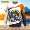 Joycorners Basslight Kinda Day Fish And Beer Funny Fishing Shirt, SPF Shirt For Men, Gift For Fisherman, Bass Fishing