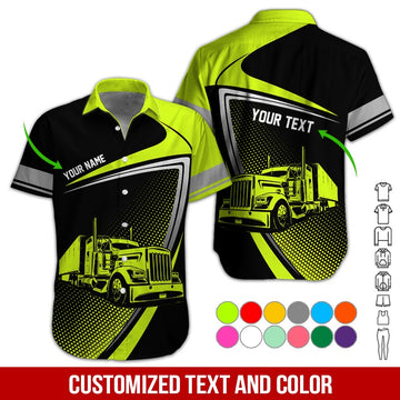 Joycorners Truck Custom Name And Color Truck Driver Shirt